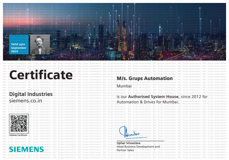 siemens authorized distributor